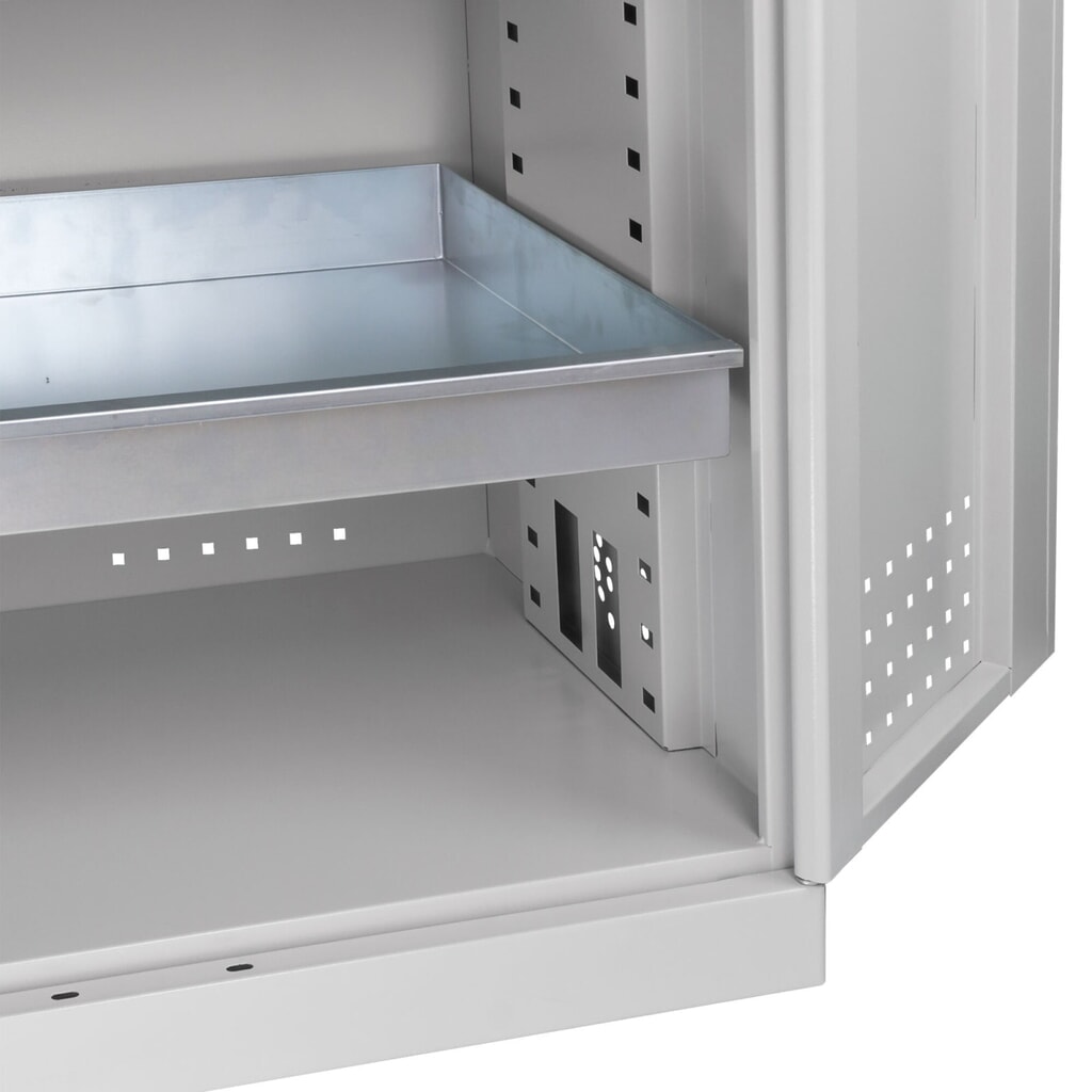 Skříň na chemikálie a na přípravky na ochranu rostlin HEMMDAL se 4 sběrnými vanami, VxŠxH 1920 x 920 x 580 mm Číslo obrázku produktu 6: Skříň na chemikálie a na přípravky na ochranu rostlin HEMMDAL se 4 sběrnými vanami, VxŠxH 1920 x 920 x 580 mm