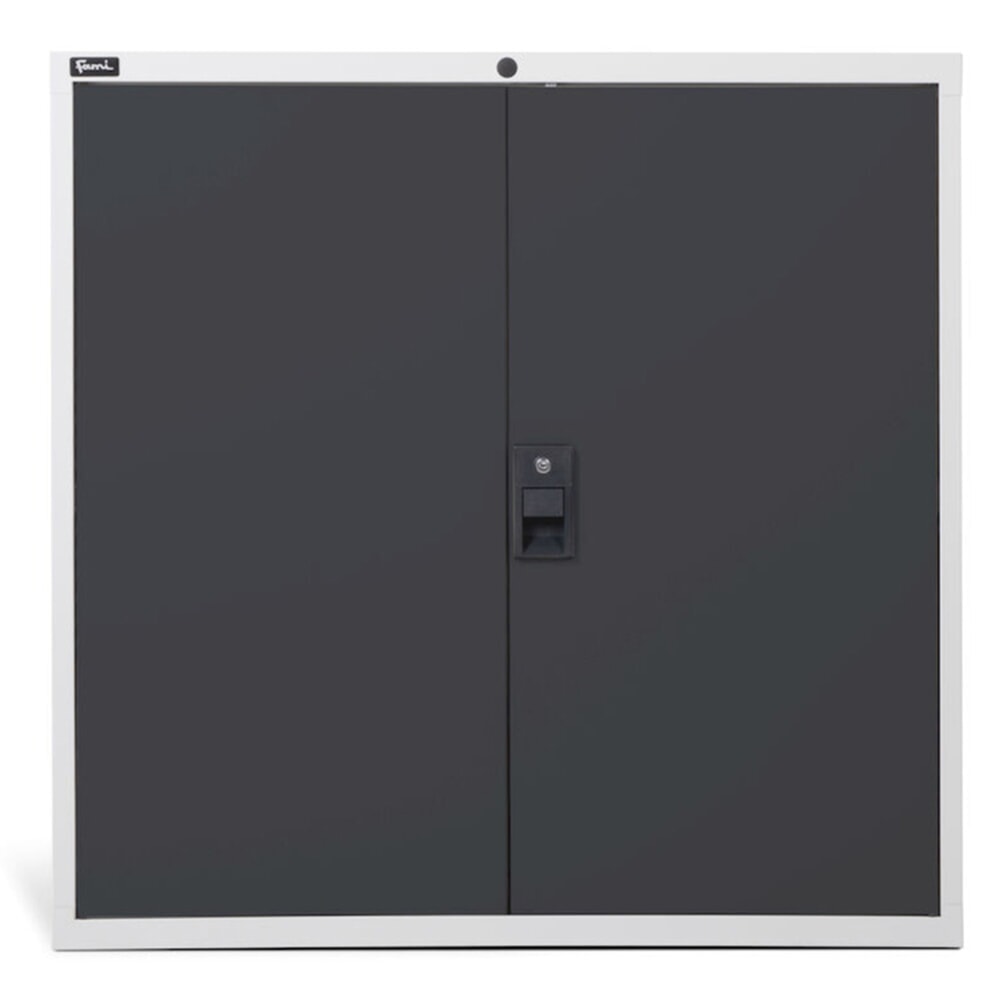Číslo obrázku produktu 3: Skříň s křídlovými dveřmi Fami MASTER, VxŠxH 1000 x 1020 x 726 mm, světle šedá, antracit