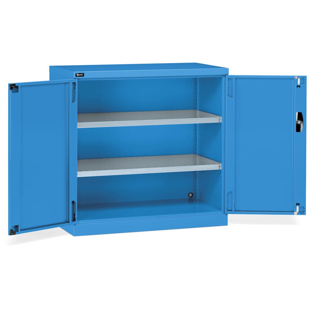 Číslo obrázku produktu 3: Skříň s křídlovými dveřmi Fami PERFOM, 2 zásuvky, VxŠxH 1000 x 1 023 x 555 mm, světle modrá