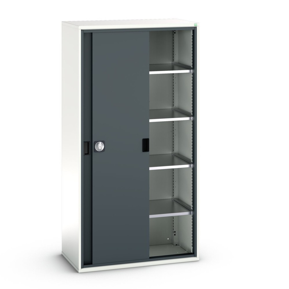 Obrázek produktu: Skříň s posuvnými dveřmi bott verso se 4 policemi, ŠxHxV: 1050 x 550 x 2000 mm