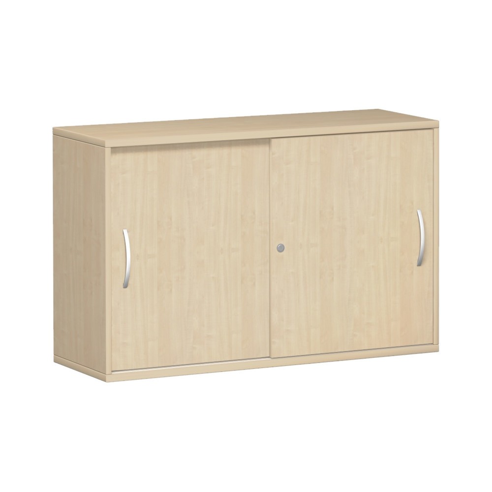 Obrázek produktu: Skříň s posuvnými dveřmi Profi, 2 výšky pořadače, šířka 1200 mm, javor