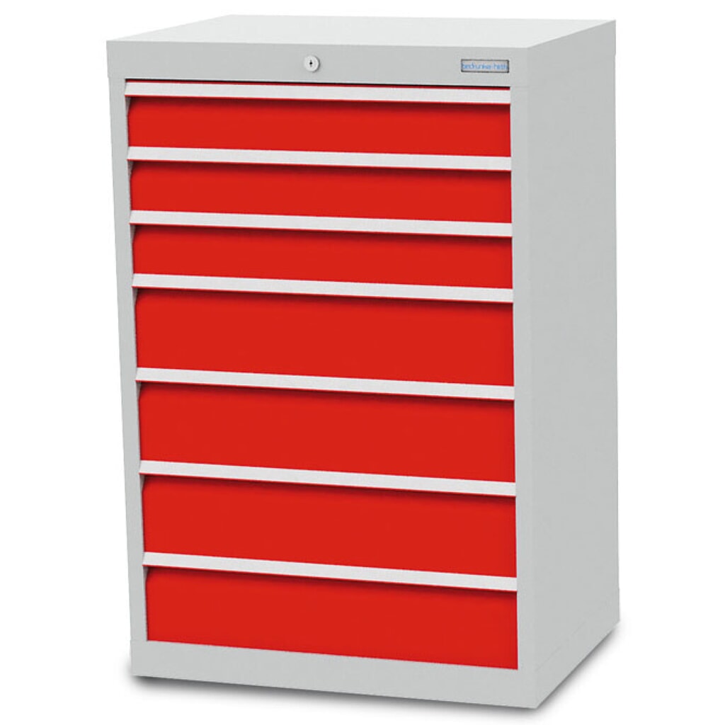 Skříň se zásuvkami Bedrunka+Hirth R 24-16, VxŠxH 1019 x 680 x 500 mm, světle šedá, světle modrá, 7 ks zásuvka Obrázek produktu: Skříň se zásuvkami Bedrunka+Hirth R 24-16, VxŠxH 1019 x 680 x 500 mm, světle šedá, světle modrá, 7 ks zásuvka