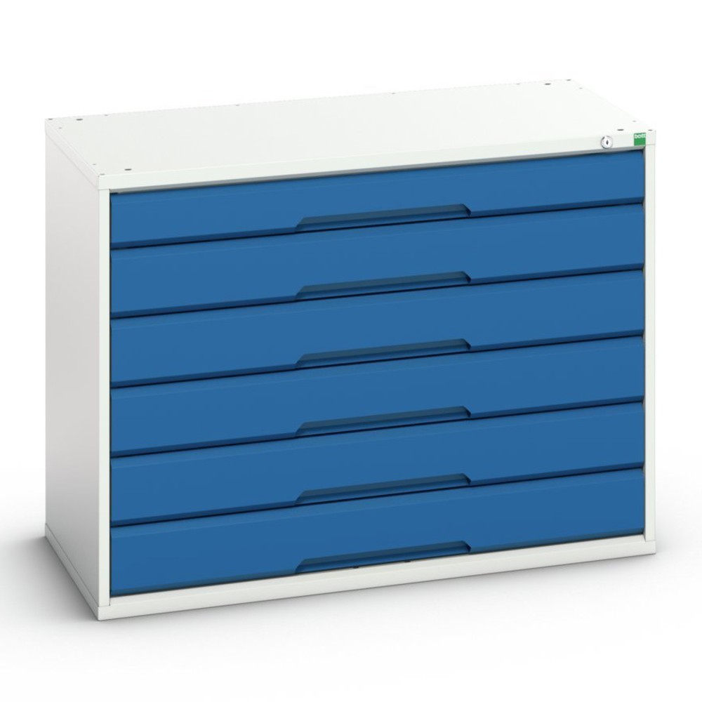 Číslo obrázku produktu 1: Skříň se zásuvkami bott verso se 6 zásuvkami, ŠxHxV: 1050 x 550 x 800 mm