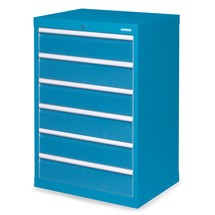 Skříň se zásuvkami Profi Bedrunka+Hirth, zásuvky 6x150 mm, VxŠxH 1019 x 680 x 500 mm