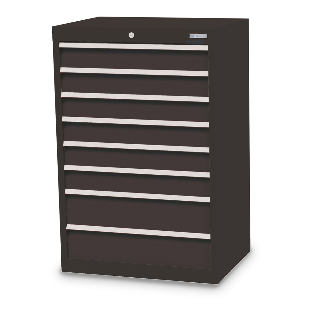 Obrázek produktu: Skříň se zásuvkami Profi Bedrunka+Hirth, zásuvky 6x100 + 2x150 mm, VxŠxH 1019 x 680 x 500 mm, antracitová šedá, antracitová šedá