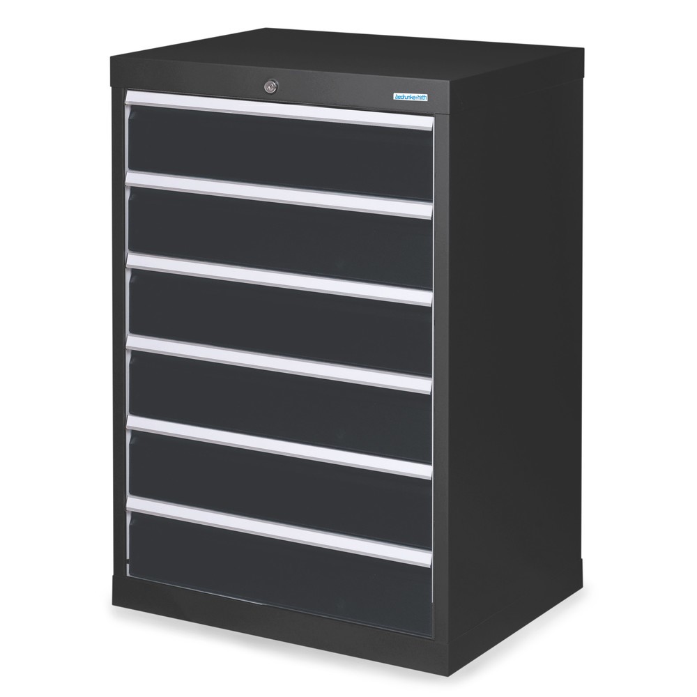 Obrázek produktu: Skříň se zásuvkami Profi Bedrunka+Hirth, zásuvky 6x150 mm, VxŠxH 1019 x 680 x 500 mm, antracitová šedá, antracitová šedá