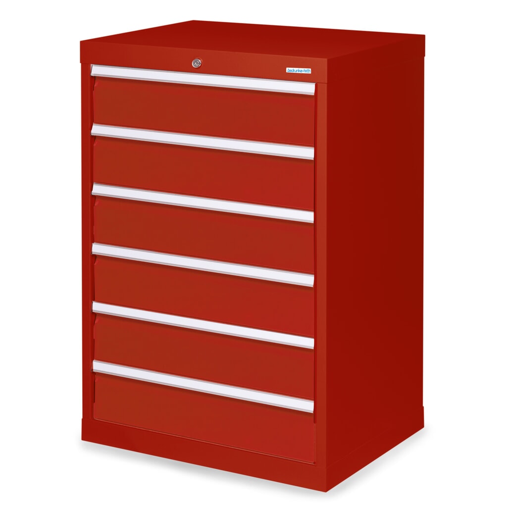 Skříň se zásuvkami Profi Bedrunka+Hirth, zásuvky 6x150 mm, VxŠxH 1019 x 680 x 500 mm, rubínová, rubínová Obrázek produktu: Skříň se zásuvkami Profi Bedrunka+Hirth, zásuvky 6x150 mm, VxŠxH 1019 x 680 x 500 mm, rubínová, rubínová
