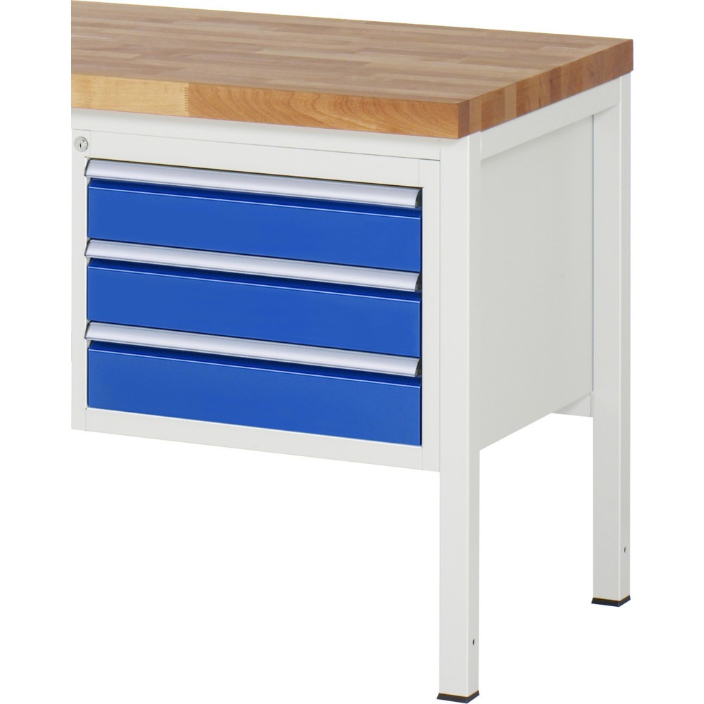Obrázek produktu: Skříň se zásuvkami RAU řady 7000, spodní kontejner, VxŠxH 440 x 580 x 650 mm, 3 zásuvky 3 x 120 mm