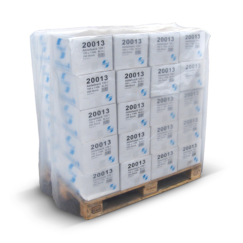Smršťovací fólie, tvar víka, VxŠxH 1200 x 1250 x 850 mm Obrázek produktu: Smršťovací fólie, tvar víka, VxŠxH 1200 x 1250 x 850 mm