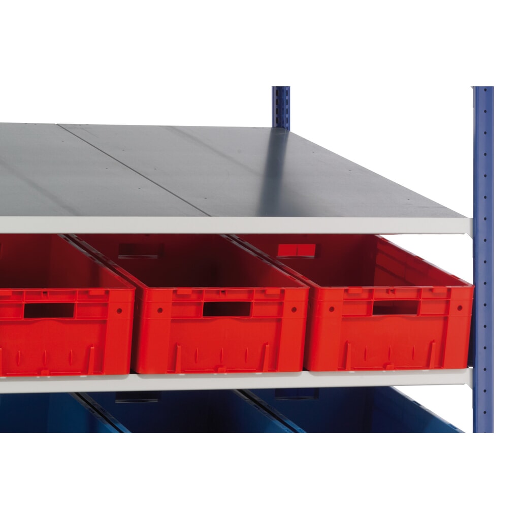 Spádový regál SCHULTE XL, základní pole MULTIplus 150, 2000 x 1300 x 1200 mm Číslo obrázku produktu 2: Spádový regál SCHULTE XL, základní pole MULTIplus 150, 2000 x 1300 x 1200 mm