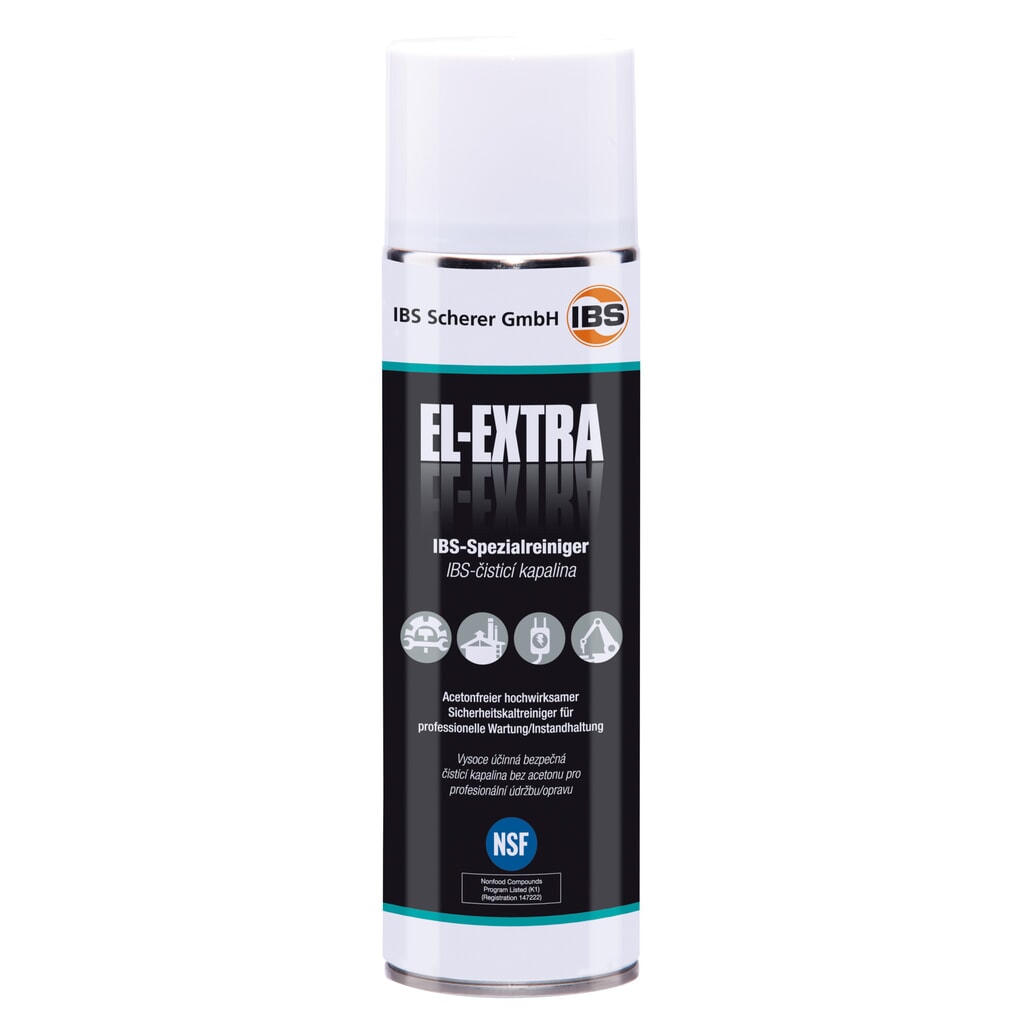 Speciální čistič IBS EL/Extra, 12 plechovek po 500 ml Obrázek produktu: Speciální čistič IBS EL/Extra, 12 plechovek po 500 ml