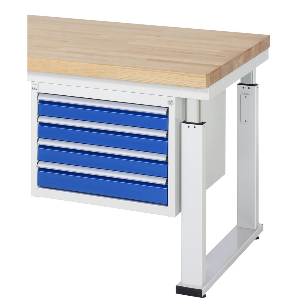 Číslo obrázku produktu 1: Spodní kontejner RAU adlatus, VxŠxH 440 x 580 x 650 mm, 4 zásuvky 4 x 90 mm
