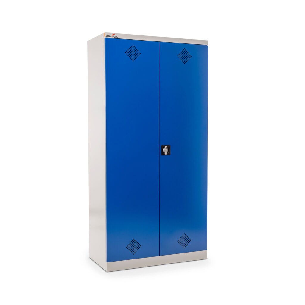Skříň na chemikálie Steinbock®, 4 sběrné podlahové vany podle StawaR, VxŠxH 1950 x 950 x 500 mm Obrázek produktu: Skříň na chemikálie Steinbock®, 4 sběrné podlahové vany podle StawaR, VxŠxH 1950 x 950 x 500 mm