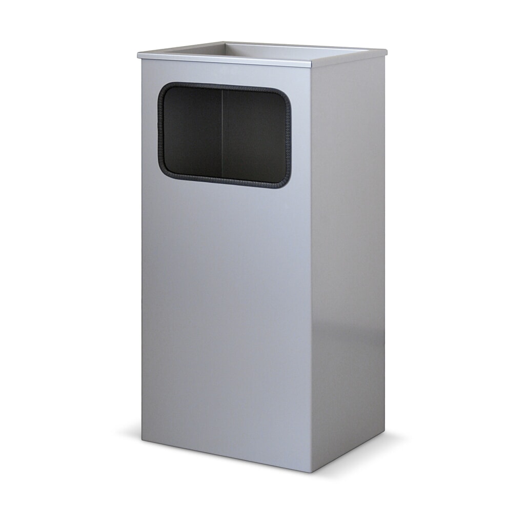 Steinbock® Kombinovaný popelník CLASSIC, stříbrná metalíza Obrázek produktu: Steinbock® Kombinovaný popelník CLASSIC, stříbrná metalíza