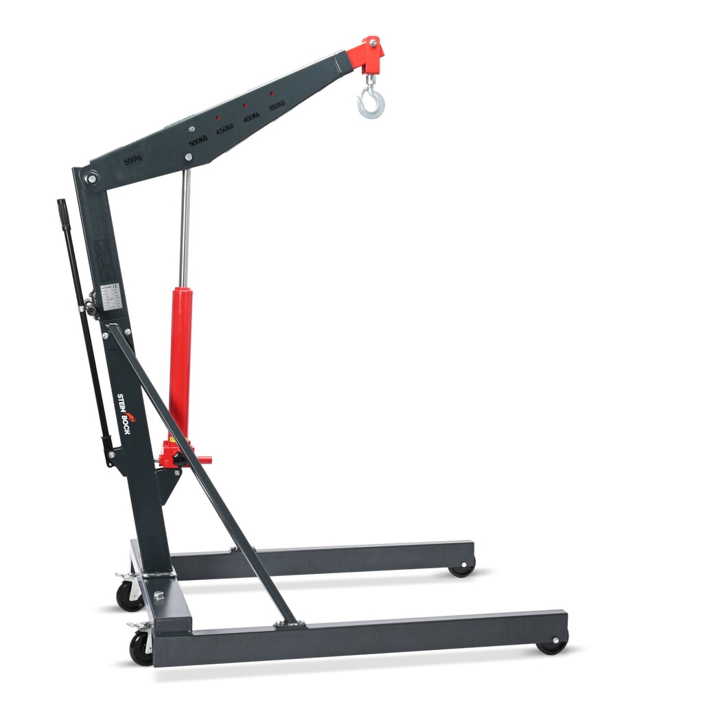 Paralelní jeřáb Steinbock®, dvoucestné čerpadlo, nosnost 500 kg Obrázek produktu: Paralelní jeřáb Steinbock®, dvoucestné čerpadlo, nosnost 500 kg