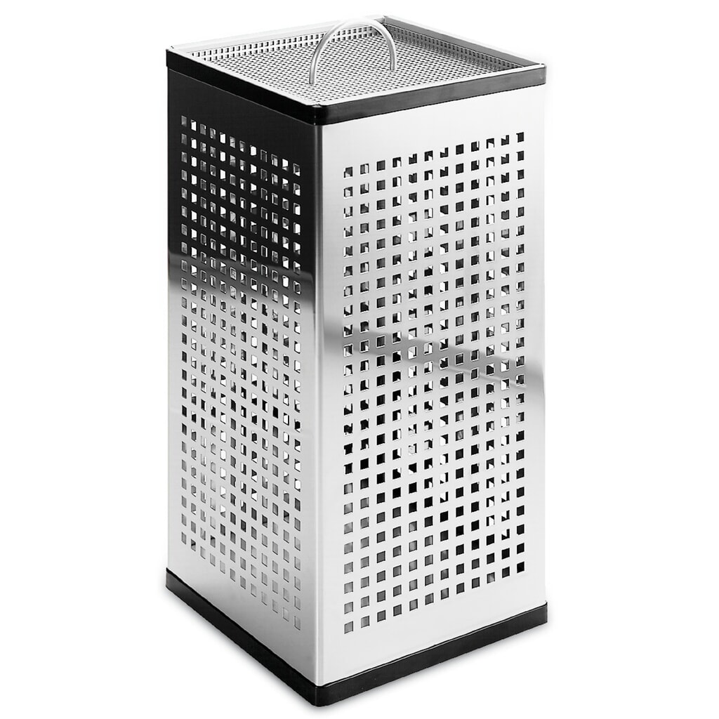 Stojací popelník QUADRO, ohnivá červená Obrázek produktu: Stojací popelník QUADRO, ohnivá červená