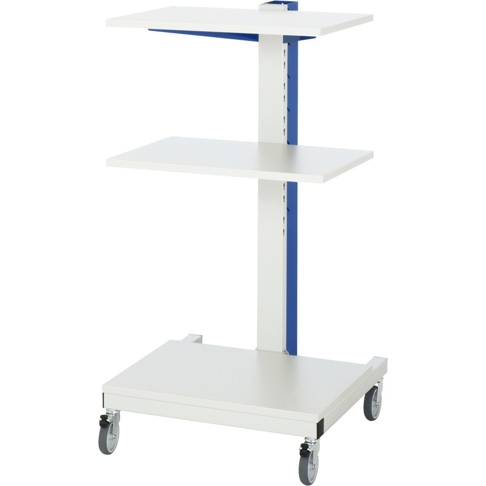 Číslo obrázku produktu 1: Stojan pro počítač RAU, V×Š×H 1230 × 650 × 650 mm, sada koleček