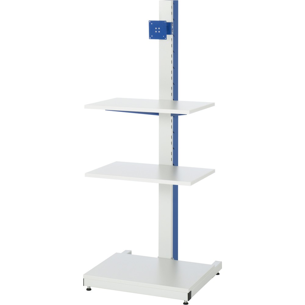 Číslo obrázku produktu 1: Stojan pro počítač RAU, V×Š×H 1680 × 650 × 650 mm, držák na plochou obrazovku