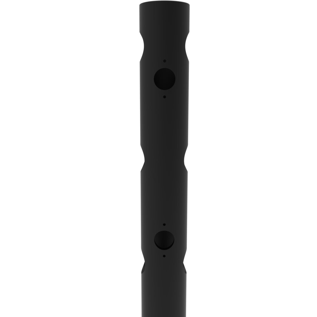 Středový sloupek s otočnými dveřmi pro bezpečnostní zábradlí „Delta“, Ø 110 mm, výška 1200 mm, 90° Číslo obrázku produktu 9: Středový sloupek s otočnými dveřmi pro bezpečnostní zábradlí „Delta“, Ø 110 mm, výška 1200 mm, 90°