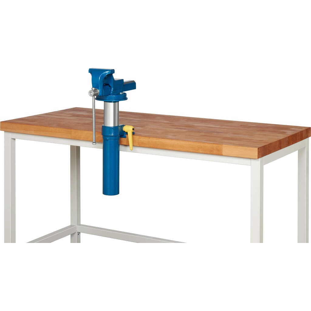 Svěrák RAU se zvedacím zařízením, šířka čelistí 120 mm Obrázek produktu: Svěrák RAU se zvedacím zařízením, šířka čelistí 120 mm