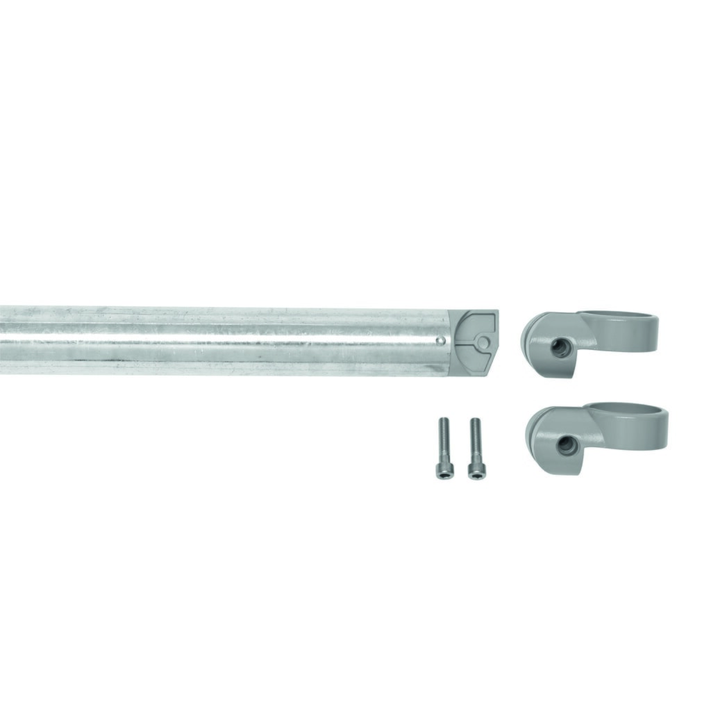 Systémové zábradlí MORION, příčná trubka, Ø 60 mm, délka 1000 mm, rozměr rastru 1170 mm, žárově pozinkováno Obrázek produktu: Systémové zábradlí MORION, příčná trubka, Ø 60 mm, délka 1000 mm, rozměr rastru 1170 mm, žárově pozinkováno