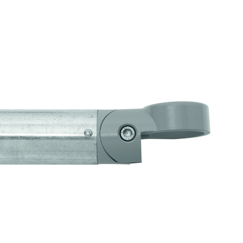 Systémové zábradlí MORION, příčná trubka, Ø 60 mm, délka 1500 mm, rozměr rastru 1670 mm, žárově pozinkováno Číslo obrázku produktu 4: Systémové zábradlí MORION, příčná trubka, Ø 60 mm, délka 1500 mm, rozměr rastru 1670 mm, žárově pozinkováno