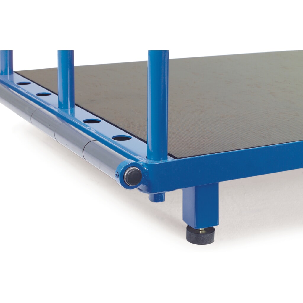 Talířové patky pro paletový stojan fetra®, podjezdová výška 100 mm Obrázek produktu: Talířové patky pro paletový stojan fetra®, podjezdová výška 100 mm