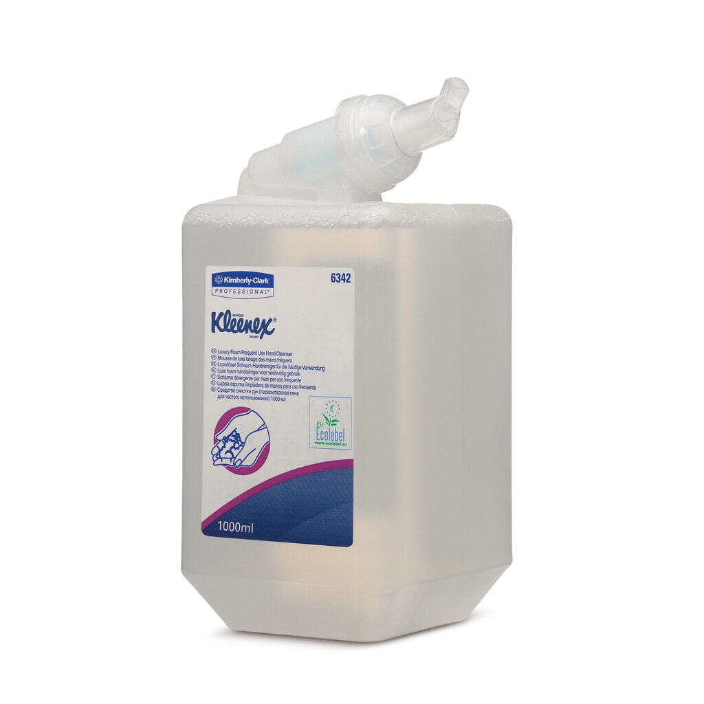 Tekuté mýdlo KLEENEX® měkké mycí mléko, 1 litrů kazeta Obrázek produktu: Tekuté mýdlo KLEENEX® měkké mycí mléko, 1 litrů kazeta