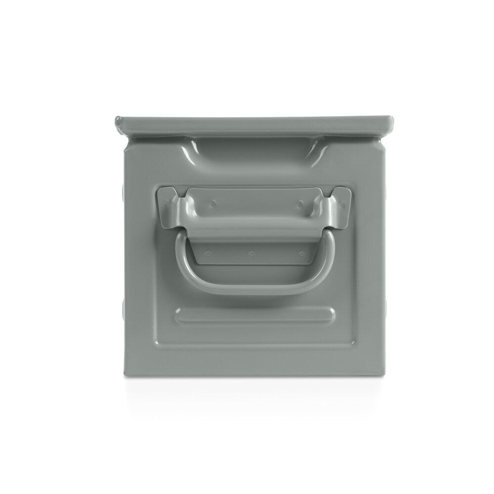 Číslo obrázku produktu 4: Úložný box Fami s ocelovým plechem, VxŠxH 200 x 200 x 350 mm, veverčí šedá, 8 ks/VE