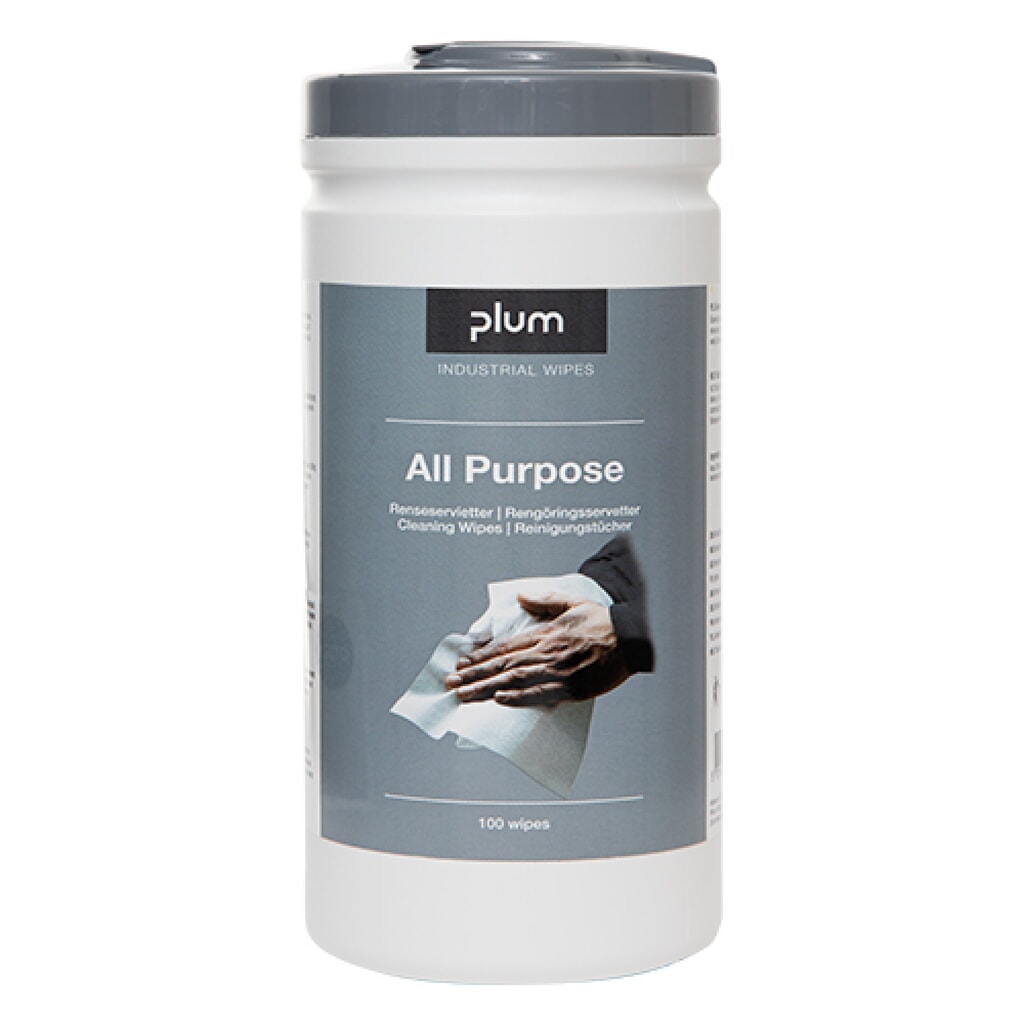 Čisticí ubrousky PlumWipes All-Purpose, 100 ks/box Obrázek produktu: Čisticí ubrousky PlumWipes All-Purpose, 100 ks/box