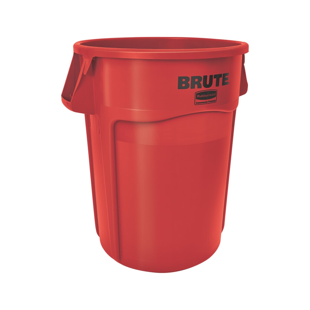 Univerzální kontejner Rubbermaid®, plast, kulatý, 166 litrů, červená Obrázek produktu: Univerzální kontejner Rubbermaid®, plast, kulatý, 166 litrů, červená