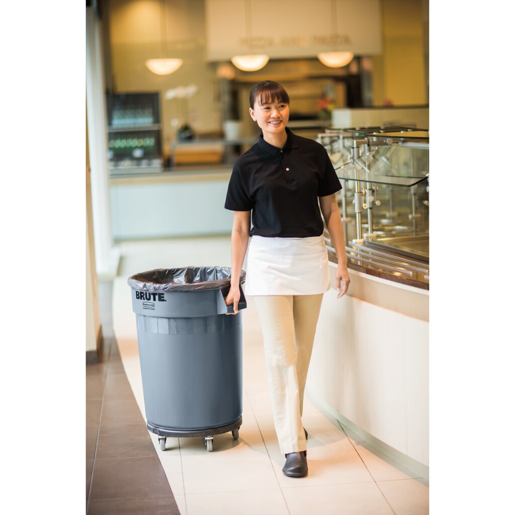 Univerzální kontejner Rubbermaid®, plast, kulatý, 166 litrů, žlutá Číslo obrázku produktu 4: Univerzální kontejner Rubbermaid®, plast, kulatý, 166 litrů, žlutá