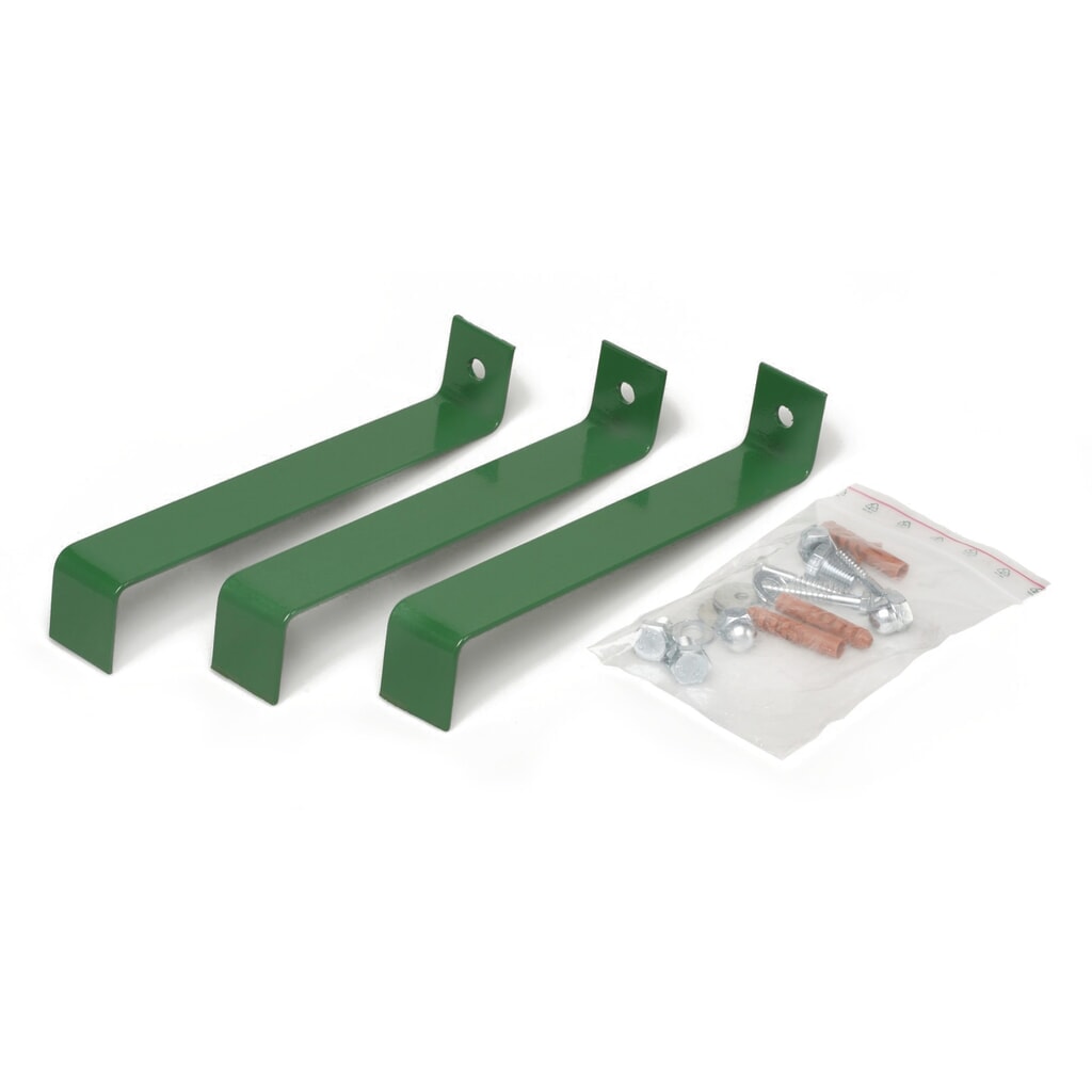 Upevnění nádoby na odpad VAR® k podlaze, 120 litrů, dvojkřídlý vhoz Obrázek produktu: Upevnění nádoby na odpad VAR® k podlaze, 120 litrů, dvojkřídlý vhoz