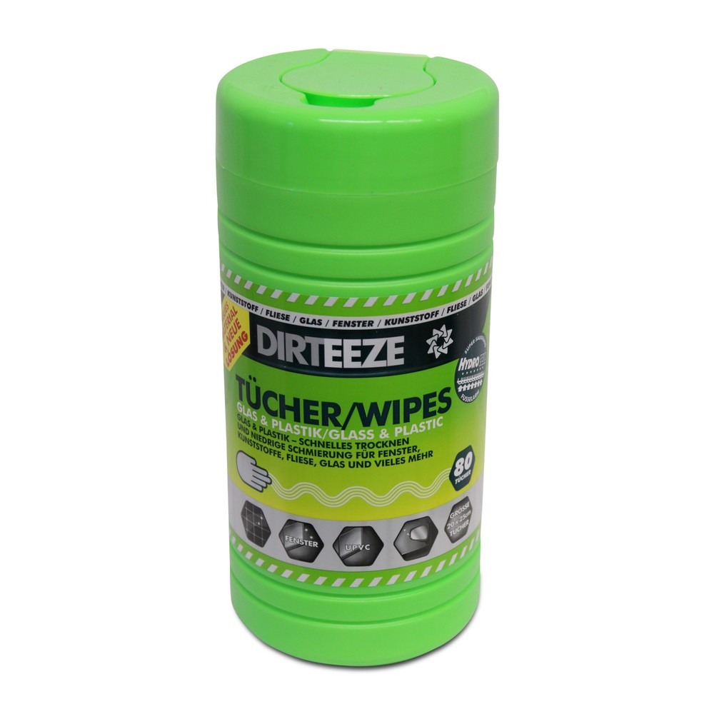 Číslo obrázku produktu 1: Utěrky na sklo, plast + keramiku, impregnované, VxŠ 250 x 200 mm, bílé