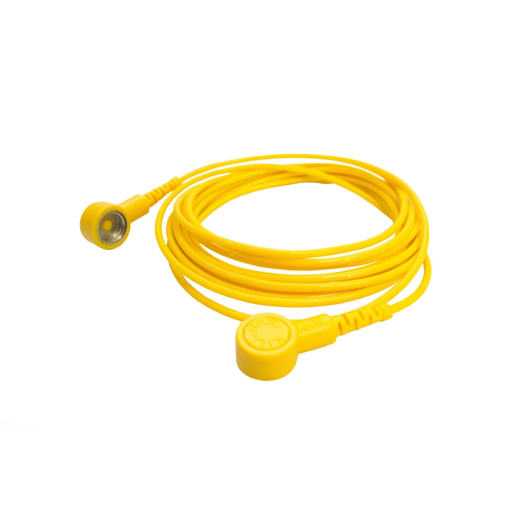 COBA Uzemňovací kabel pro podlahové rohože COBA ESD, délka 3,0 m Obrázek produktu: COBA Uzemňovací kabel pro podlahové rohože COBA ESD, délka 3,0 m