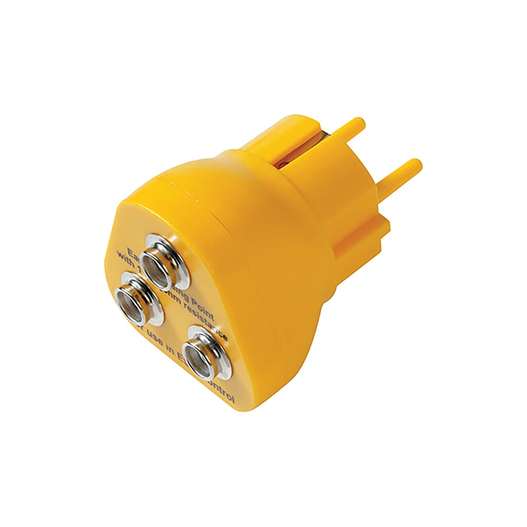 Uzemňovací zástrčka ESD pro pracovní rohože NoTrax Anti-Stat POP™/High Tech POP™ Obrázek produktu: Uzemňovací zástrčka ESD pro pracovní rohože NoTrax Anti-Stat POP™/High Tech POP™