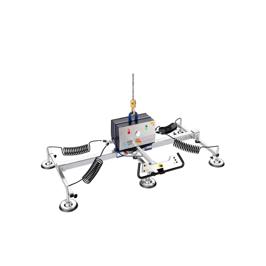 Číslo obrázku produktu 1: Vakuový zvedák AERO-LIFT® ADVANCE, s 6 přísavnými talíři, nosnost 150 kg