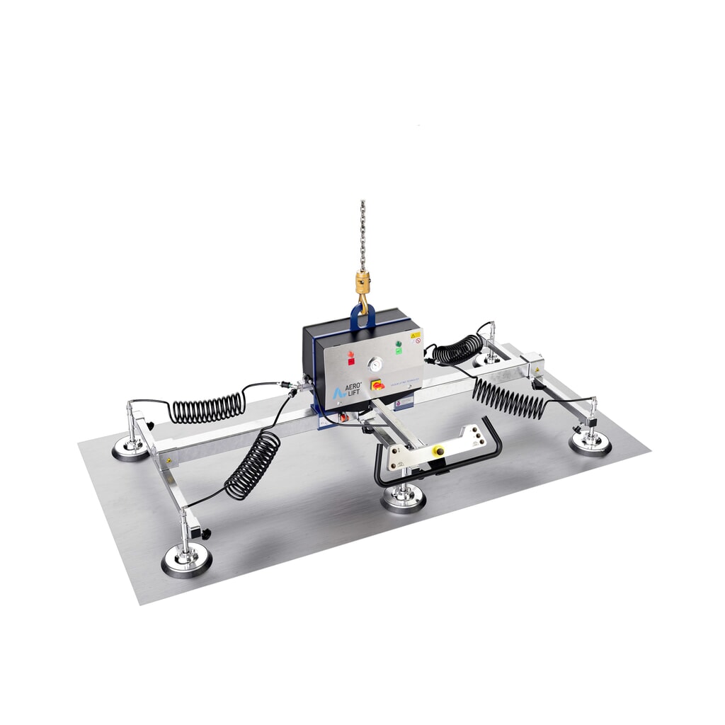 Vakuový zvedák AERO-LIFT® ADVANCE, s 6 přísavnými talíři, nosnost 150 kg Číslo obrázku produktu 2: Vakuový zvedák AERO-LIFT® ADVANCE, s 6 přísavnými talíři, nosnost 150 kg