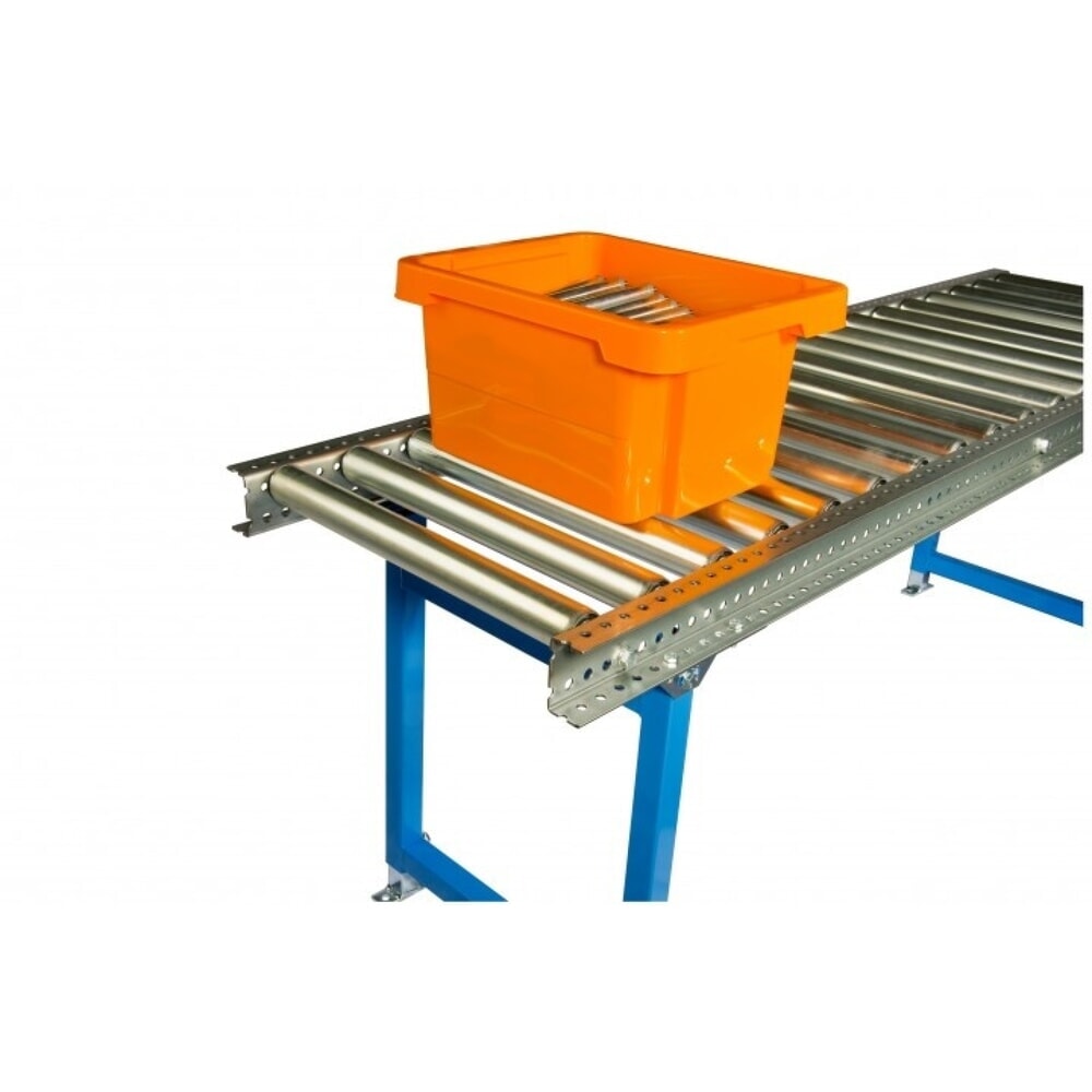 Číslo obrázku produktu 3: Zátěžový válečkový dopravník, ocelové válečky, Ø 50 mm, DxŠ 2000 x 900 mm, vzdálenost os 125 mm