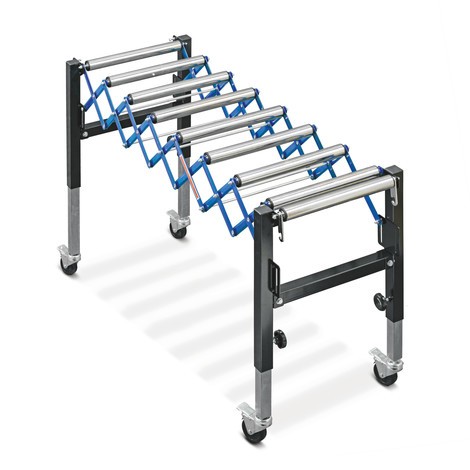 Číslo obrázku produktu 3: Válečkový dopravník Ameise® s&nbsp;nůžkovým mechanismem, délka dopravníku 375-1270&nbsp;mm, šířka dopravníku 350&nbsp;mm, nosnost 60&nbsp;kg