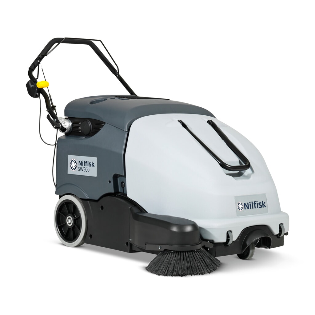 Vedený zametací stroj Nilfisk® SW 900 B, elektromotor Obrázek produktu: Vedený zametací stroj Nilfisk® SW 900 B, elektromotor