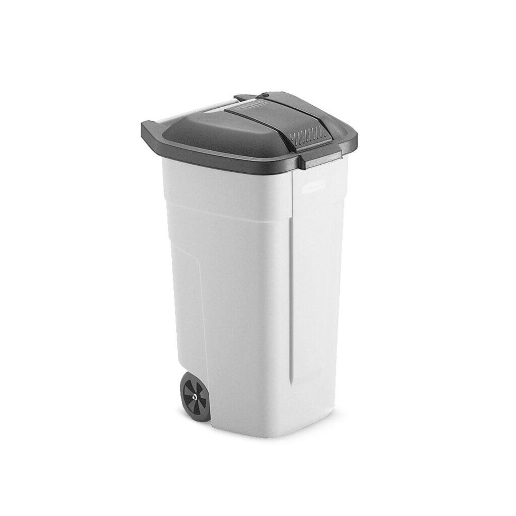 Číslo obrázku produktu 3: Kontejner na odpad Rubbermaid®, 100 litrů, kolečka, víko modré