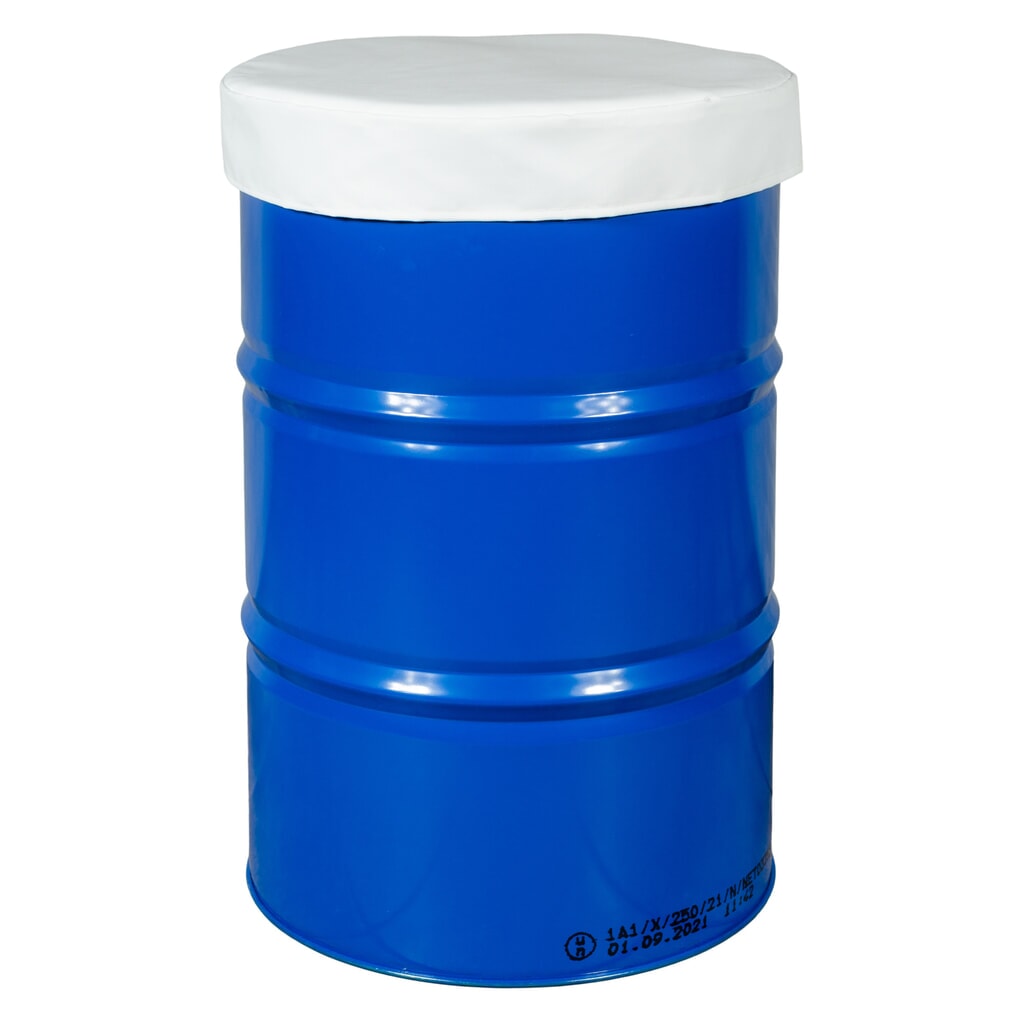 Víko na sudy Kuhlmann pro potravinářský a farmaceutický průmysl, 200-220 l, ØxV 600 x 100 mm Číslo obrázku produktu 1: Víko na sudy Kuhlmann pro potravinářský a farmaceutický průmysl, 200-220 l, ØxV 600 x 100 mm