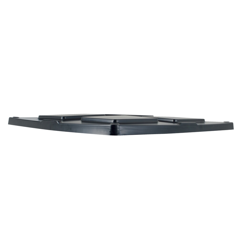 Nasazovací víko na velkoobjemové nádoby z polyetylenu, 1400 litrů, Š×H 1300 × 1150 mm Obrázek produktu: Nasazovací víko na velkoobjemové nádoby z polyetylenu, 1400 litrů, Š×H 1300 × 1150 mm