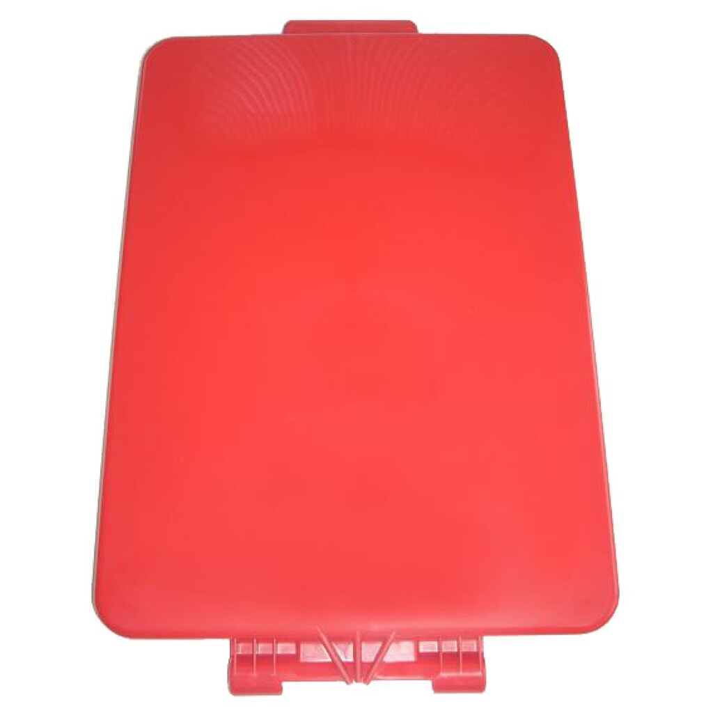 Víko pro držák pytlů na odpad, pro 2× 70 litrů, červené Obrázek produktu: Víko pro držák pytlů na odpad, pro 2× 70 litrů, červené