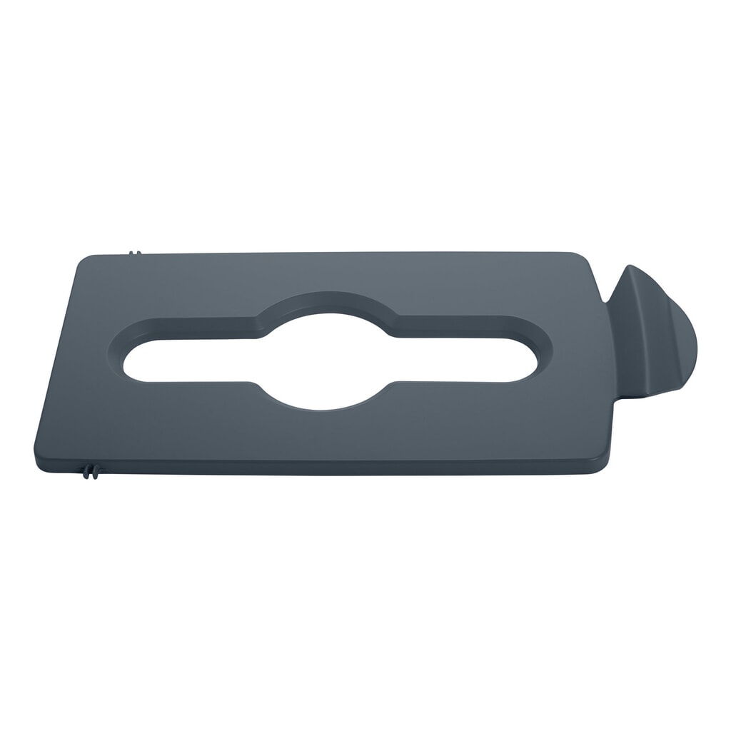 Víko pro recyklační stanici Rubbermaid® Slim Jim, otvor pro smíšený odpad, šedá Obrázek produktu: Víko pro recyklační stanici Rubbermaid® Slim Jim, otvor pro smíšený odpad, šedá