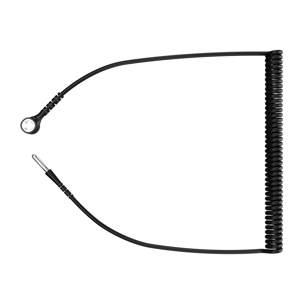 Vinutý kabel ESD pro pracovní rohože NoTrax Anti-Stat POP™/High Tech POP™ Číslo obrázku produktu 2: Vinutý kabel ESD pro pracovní rohože NoTrax Anti-Stat POP™/High Tech POP™