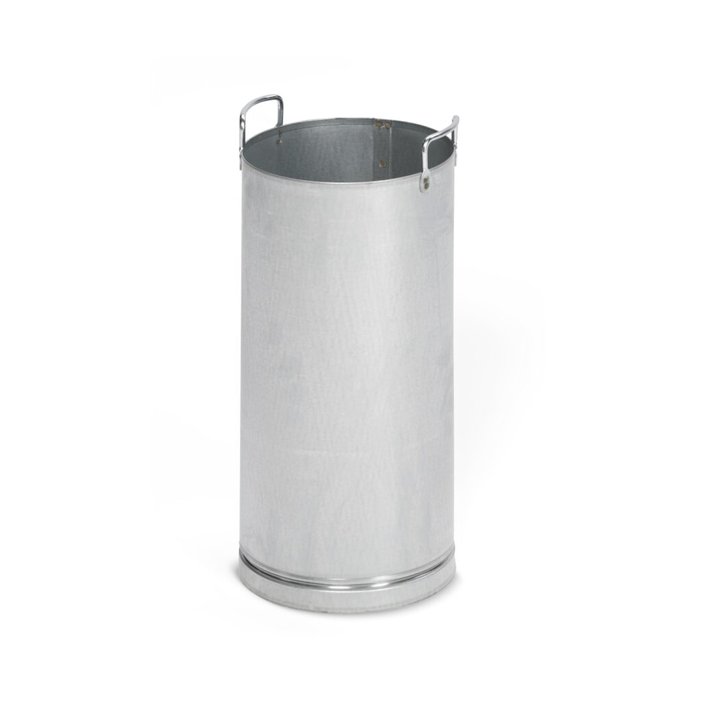 Vnitřní vložka pro stojací popelník VAR®, Basic, pozinkované provedení, 17 l Obrázek produktu: Vnitřní vložka pro stojací popelník VAR®, Basic, pozinkované provedení, 17 l