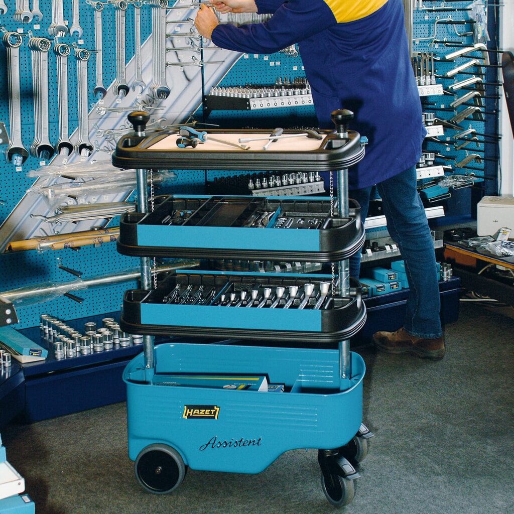 Vovozík HAZET® Assistent® Premium, snížený, VxŠxH 1,002 x 725 x 398 mm Číslo obrázku produktu 5: Vovozík HAZET® Assistent® Premium, snížený, VxŠxH 1,002 x 725 x 398 mm