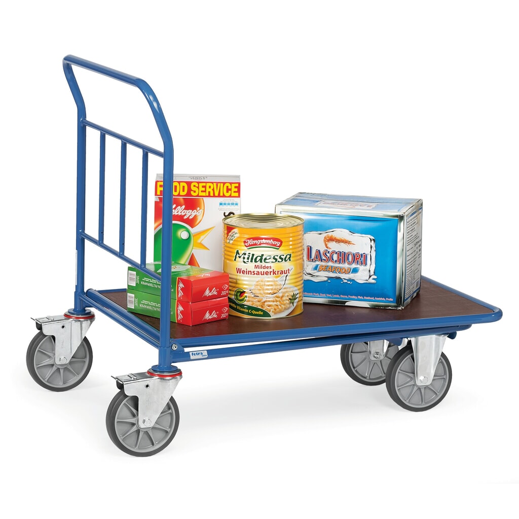 Číslo obrázku produktu 2: Vozík fetra® Cash-'n'-Carry, nosnost 500 kg, ložná plocha ŠxH 600 x 1 000 mm